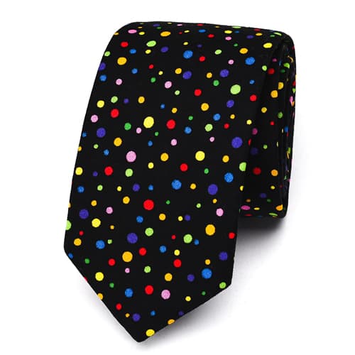 44-Polka-Dot-Cotton-Neck-ties 44-Polka-Dot-Cotton-Neck-ties