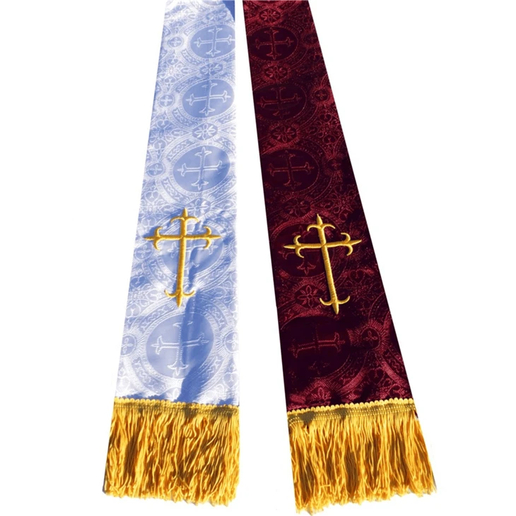 Jacquard Embroidery Pastor's Stoles